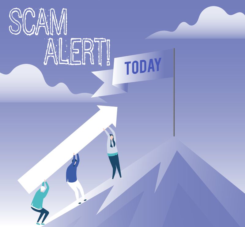 Scam Alert Img vector